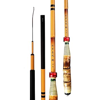 竹竿　７本継ぎ　ヴィンテージ　釣竿 竹竿 7本継ぎ ヴィンテージ 釣竿